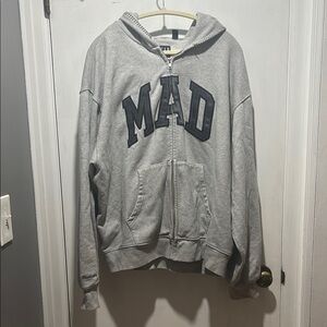 MADHAPPY x GAP limited edition collaboration zip up sweatshirt
